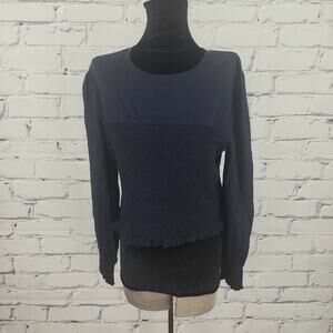 Boden Top Womens 12 boho Prairie cottagecore corpcore smocked